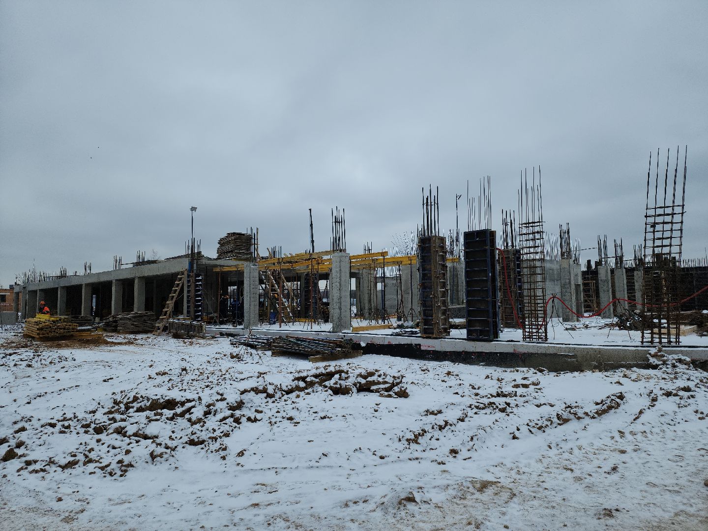 кашира, овд, строительство, новое здание, монолитное, современное, котельная, спортзал,
