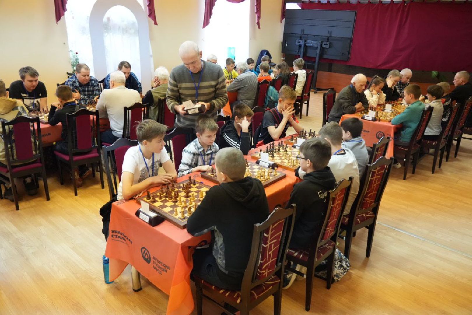 Сергиев Посад, Загорский трубный завод, ЗТЗ, спорт, Дети, Шахматы, Шахматный турнир,