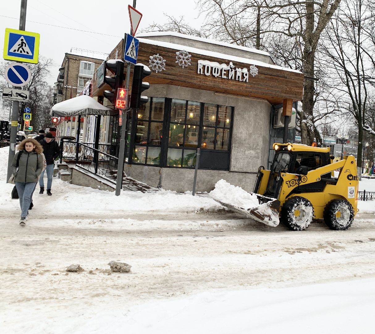Балашиха, Подмосковье, Снегопад, Черная метель, ЖКХ, Дороги, Зима в Подмосковье,