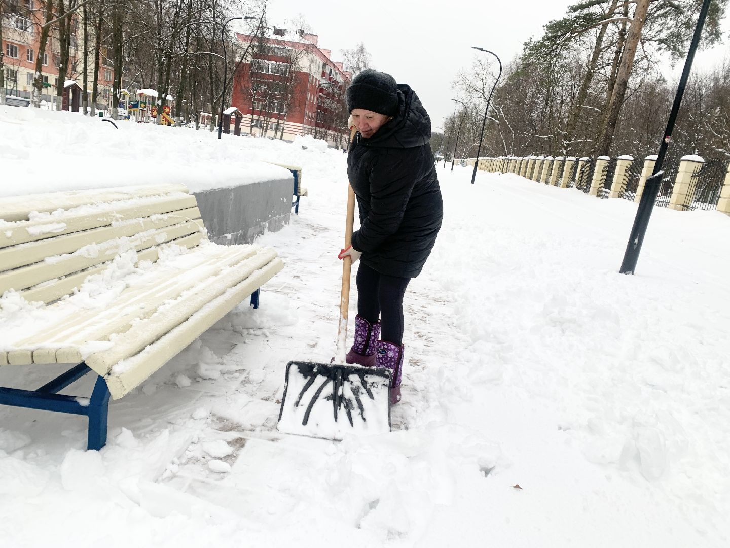 Балашиха, Подмосковье, Снегопад, Черная метель, ЖКХ, Дороги, Зима в Подмосковье,