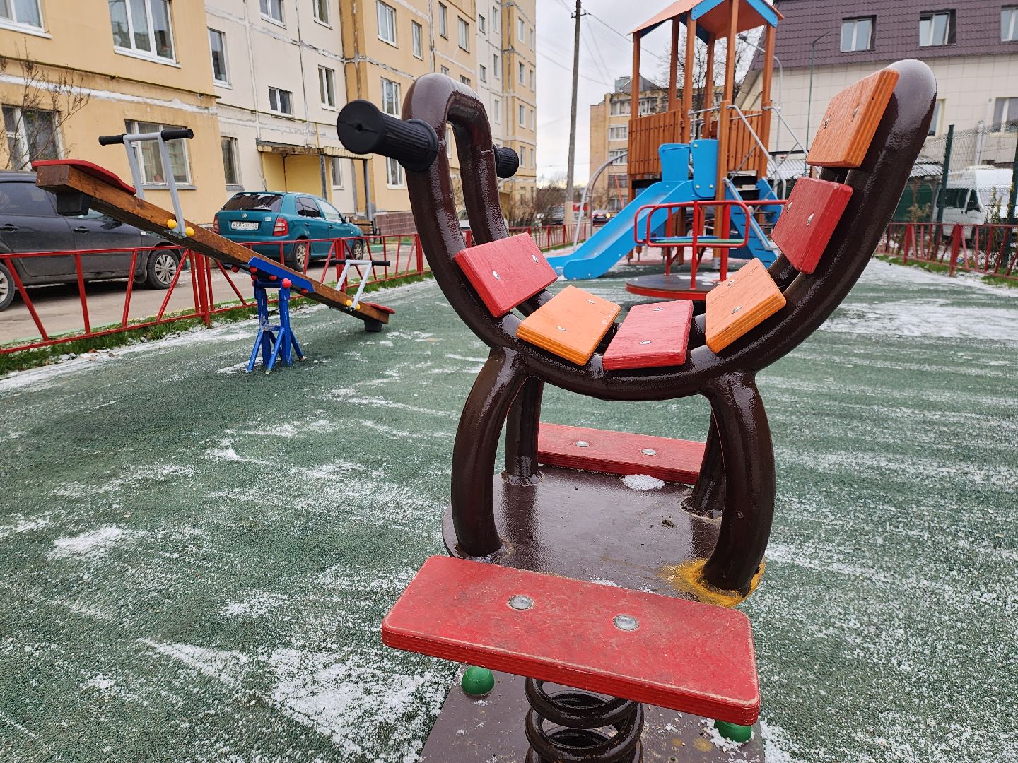 детская площадка, игровой комплекс, программа губернатора, модернизация, московская область, подмосковье, руза,