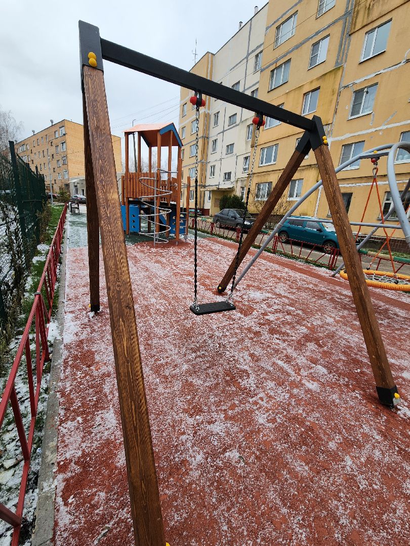 детская площадка, игровой комплекс, программа губернатора, модернизация, московская область, подмосковье, руза,