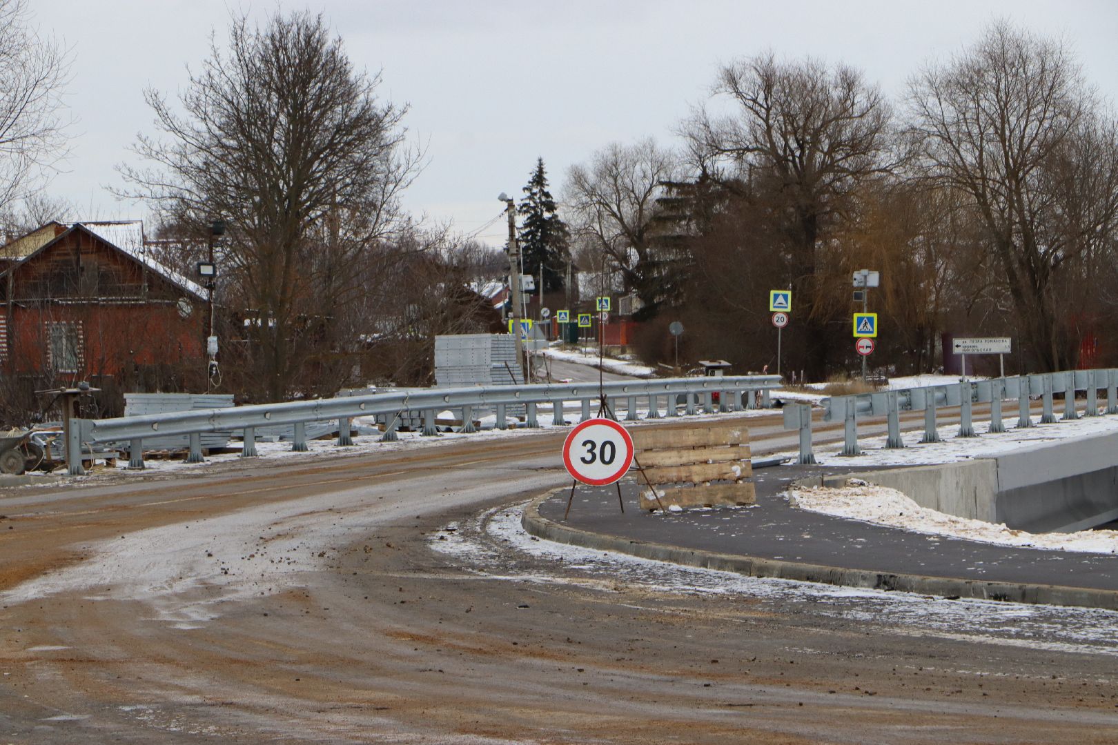 мост, река Осетр, Серебряные Пруды,