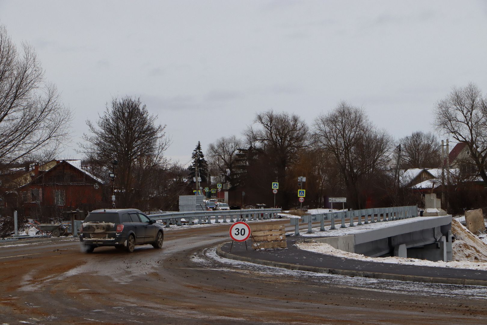 мост, река Осетр, Серебряные Пруды,