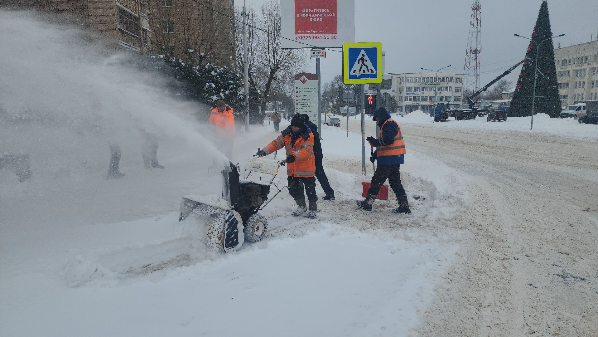 снегопад, коммунальные службы, уборка снега, рузский городской округ, руза, московская область, подмосковье - это мы,