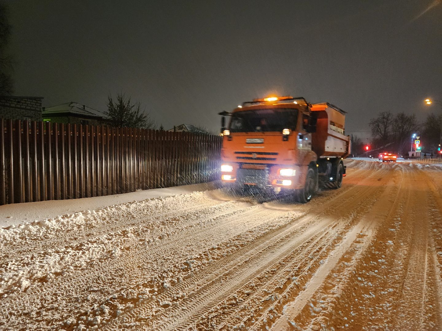 Снег, Снегопад, ликвидация последствий непогоды, Нахабино,