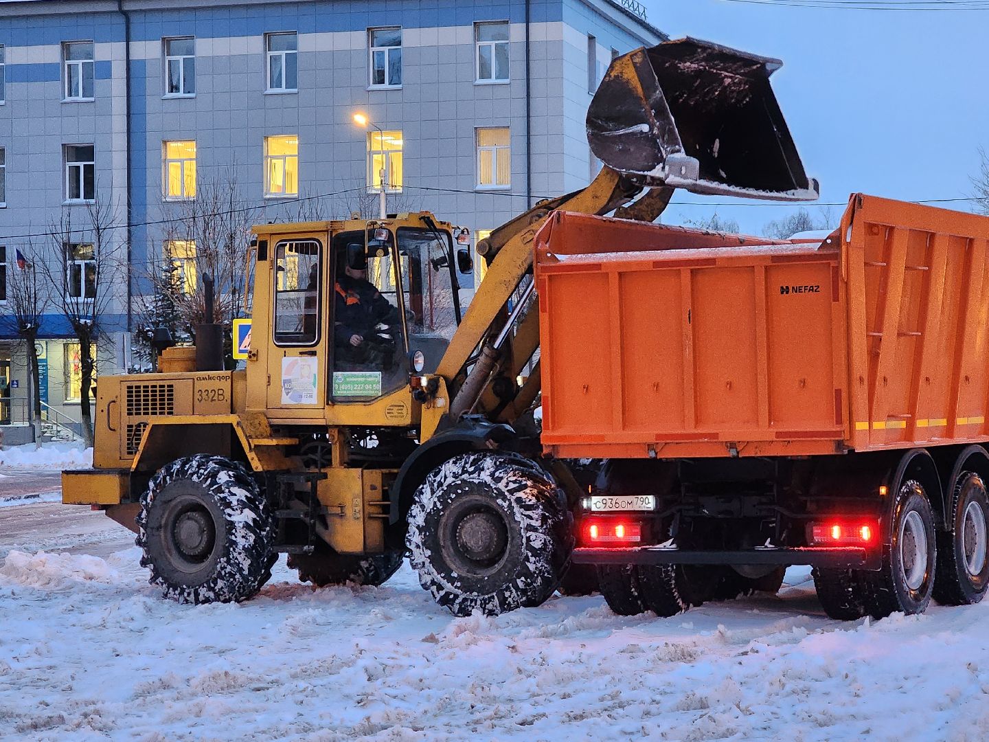 снег, серпухов, снегопад, черная метель, уборка снега,