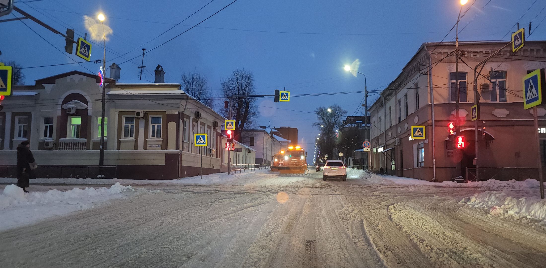 снег, серпухов, снегопад, черная метель, уборка снега,