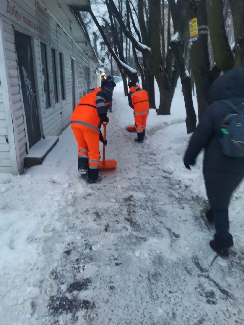 снегоуборочная техника, пушкино, зимний период, коммунальное предприятие,