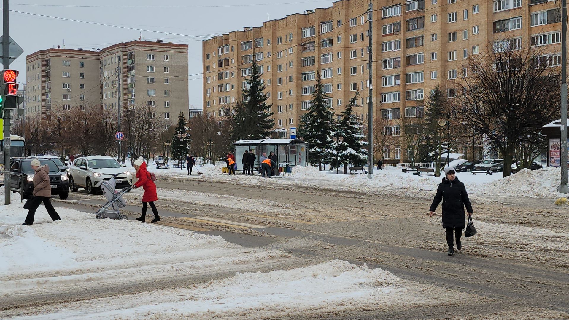 Серпухов, Подмосковье, черная метель, комбинат благоустройства, уборка снега, снегопад,