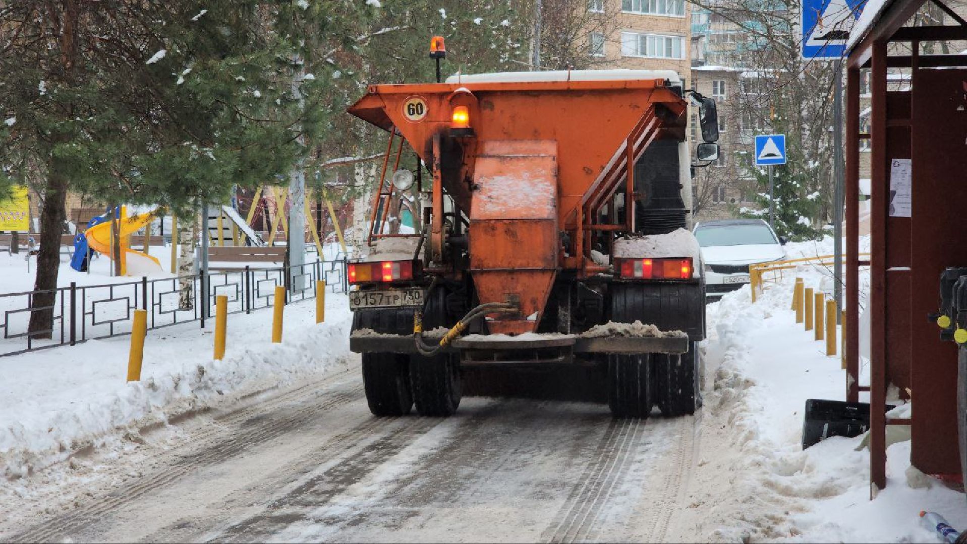 мытищи, снегопад, подмосковье, коммунальные службы, Гололед, жкх, Борьба со снегопадом, черная метель,