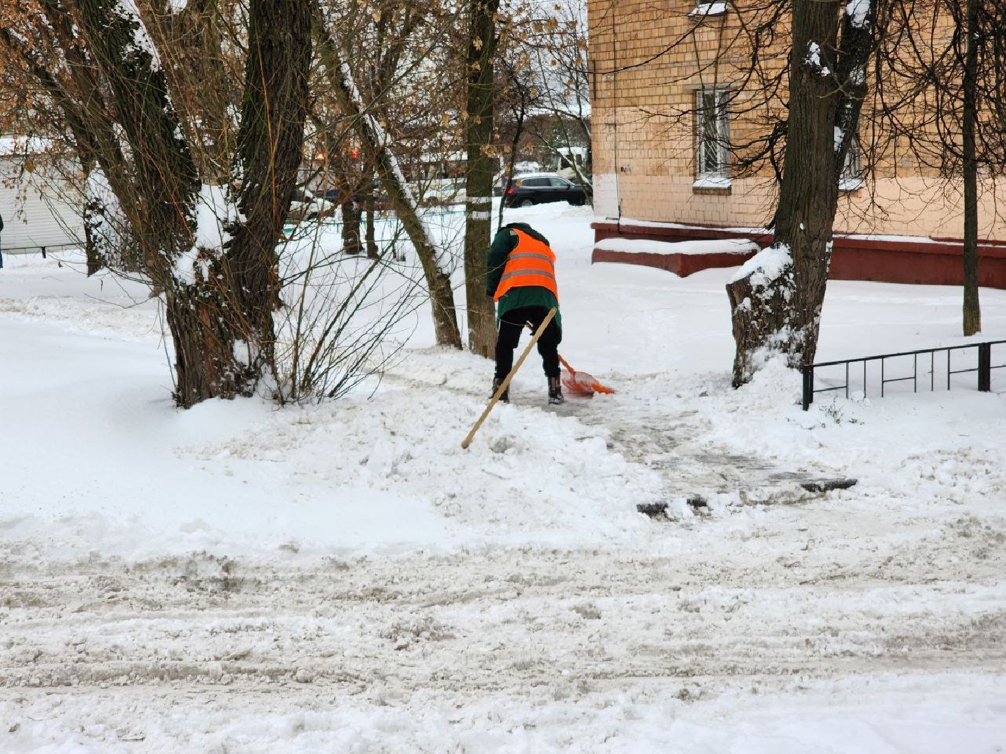 мытищи, снегопад, подмосковье, коммунальные службы, Гололед, жкх, Борьба со снегопадом, черная метель,