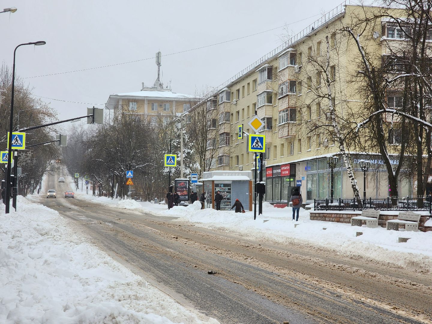 Звенигород, жкх, уборка снега,