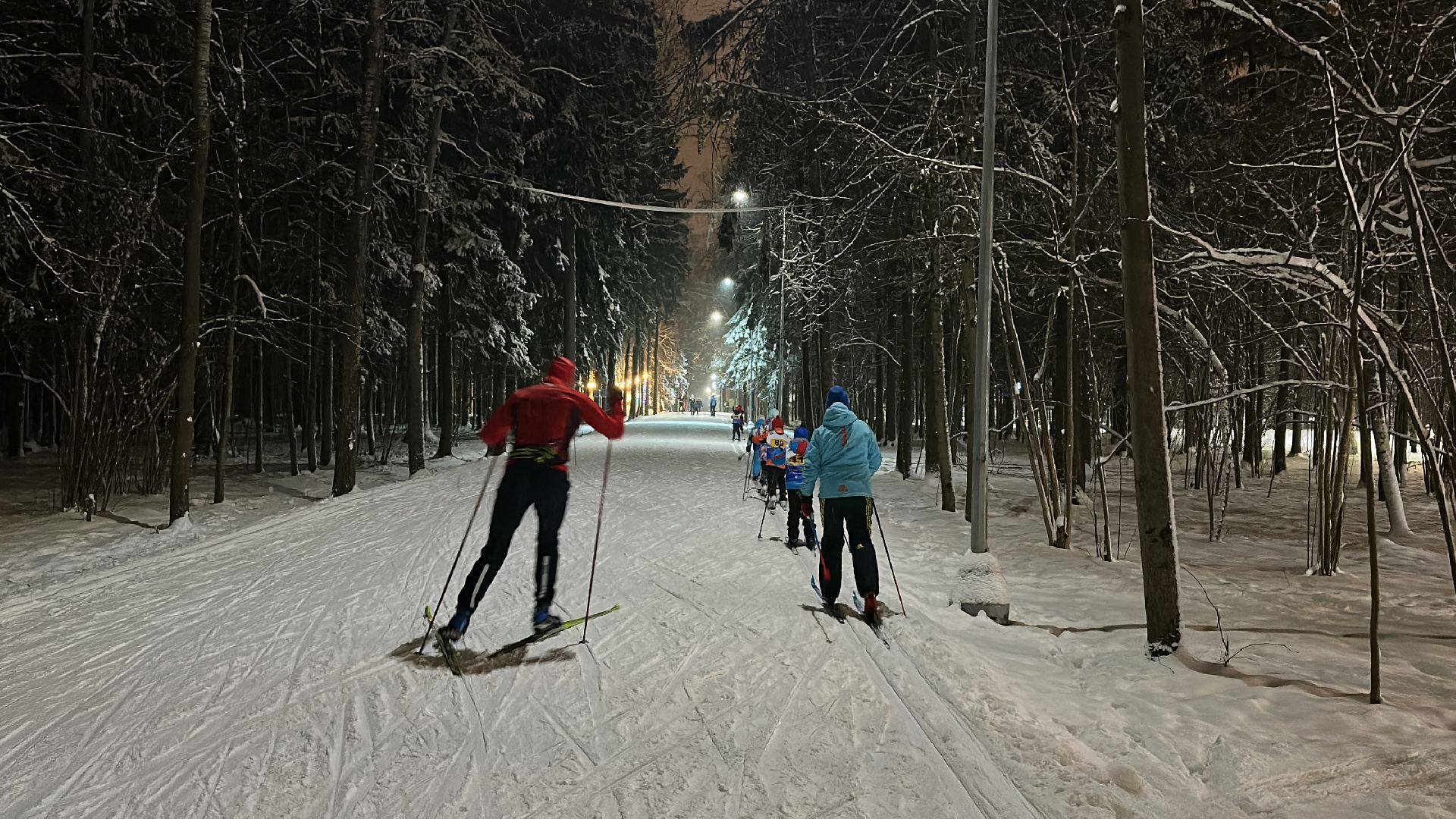 Одинцово, Лыжный сезон, зима в подмосковье,