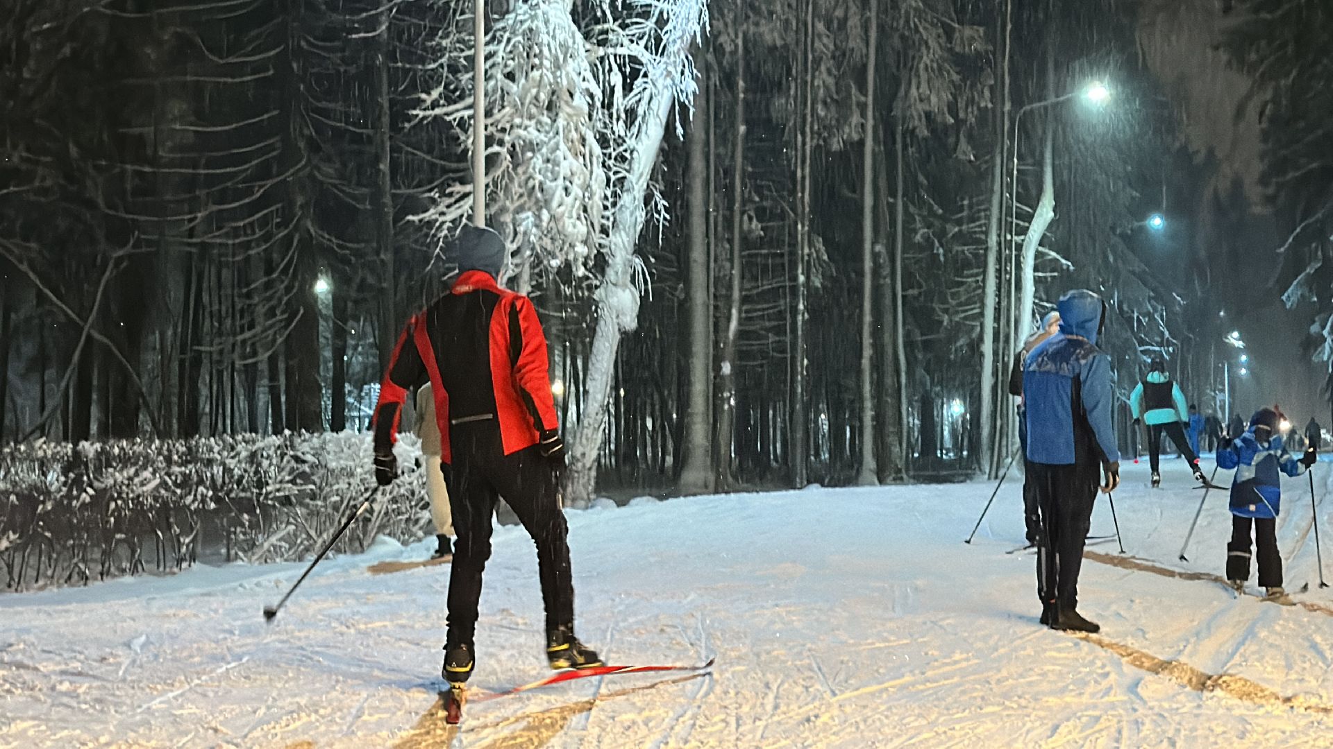 Одинцово, Лыжный сезон, зима в подмосковье,