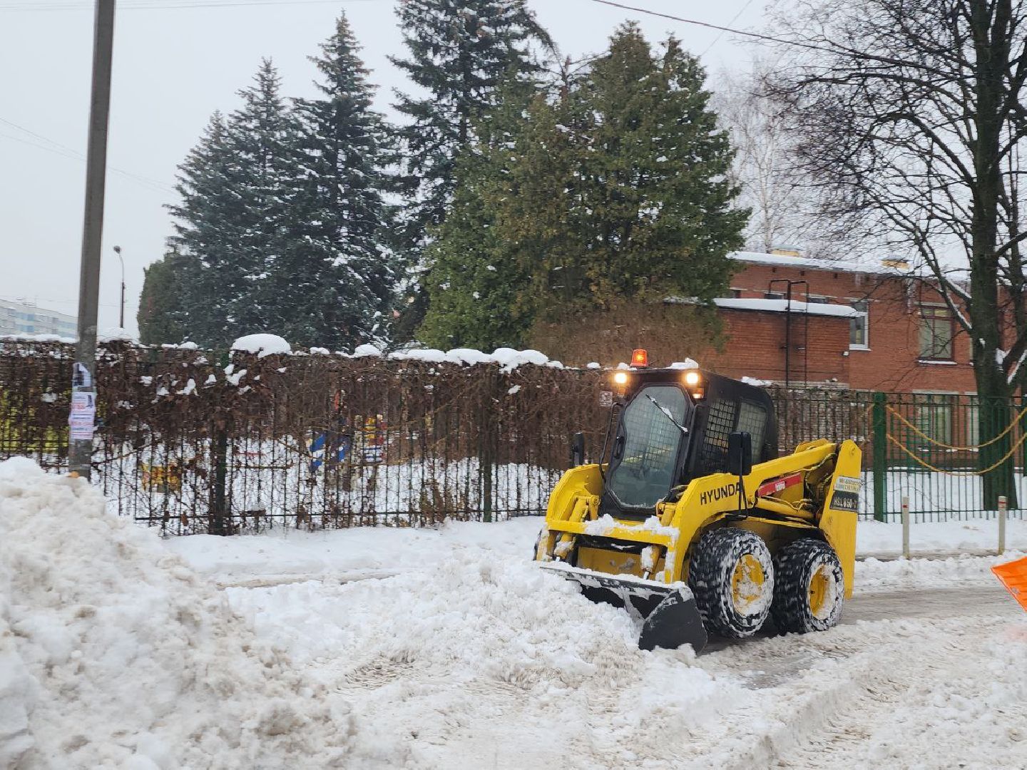 снегопад, коммунальные службы, непогода, осадки, Видное,