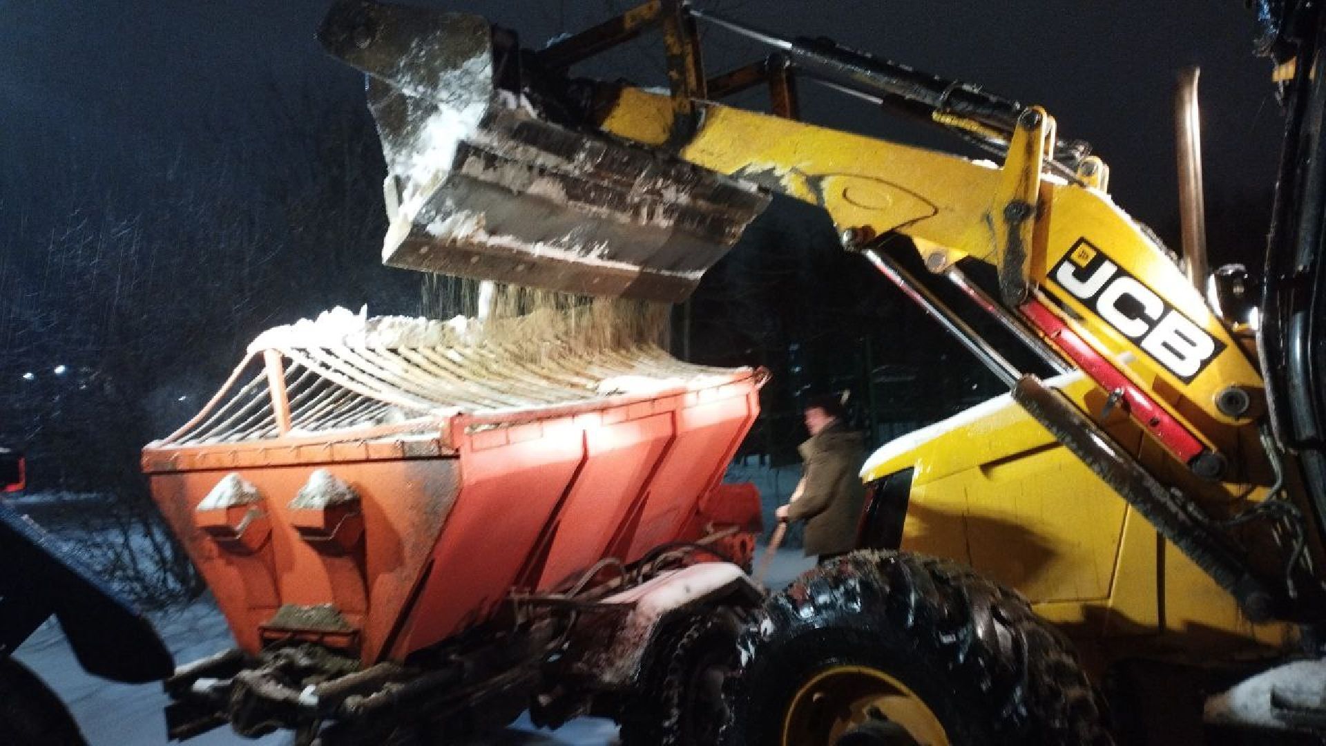 жкх, уборка снега, снегопад, Лосино-Петровский,