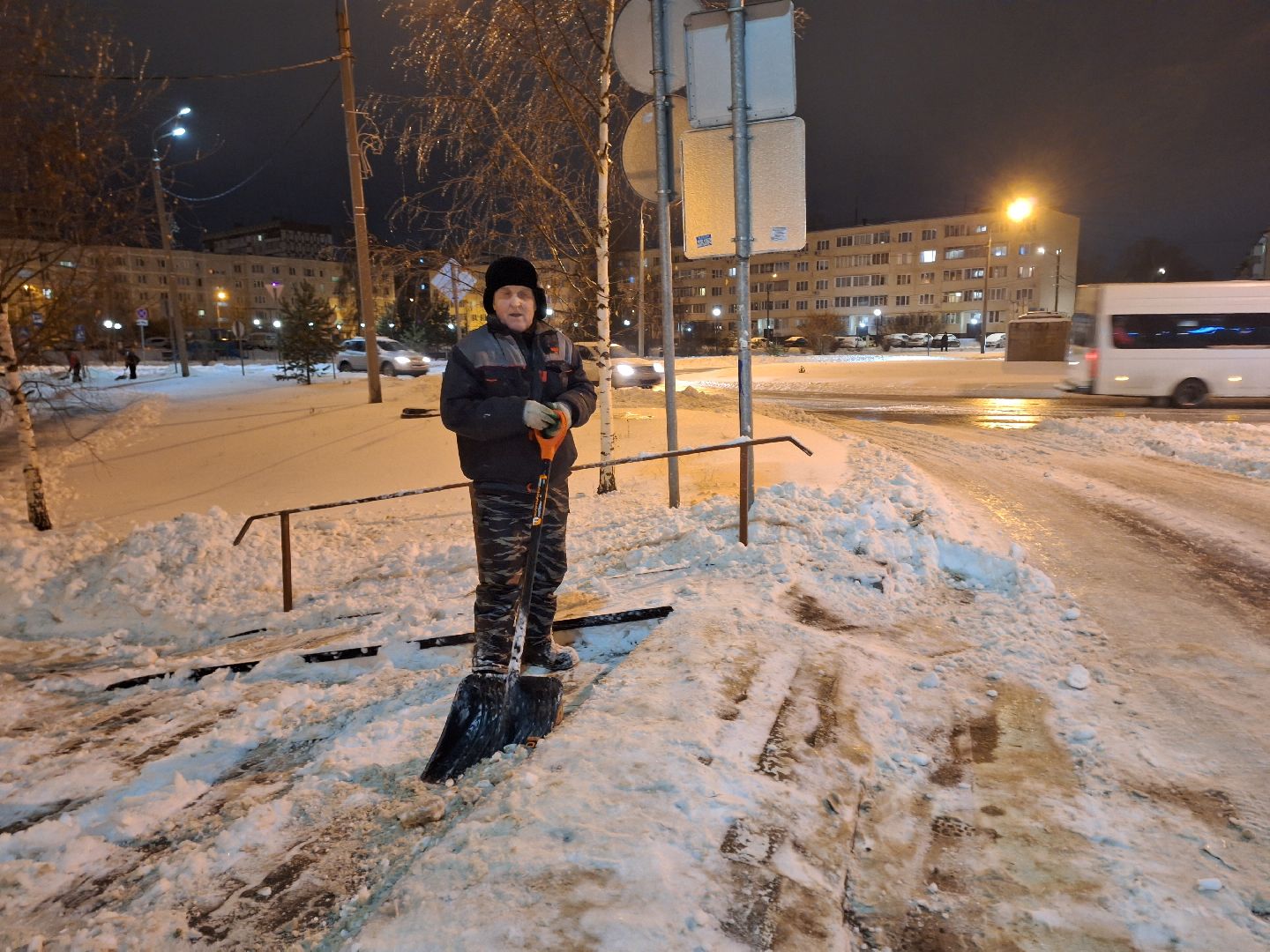 жкх, уборка снега, снегопад, Лосино-Петровский,