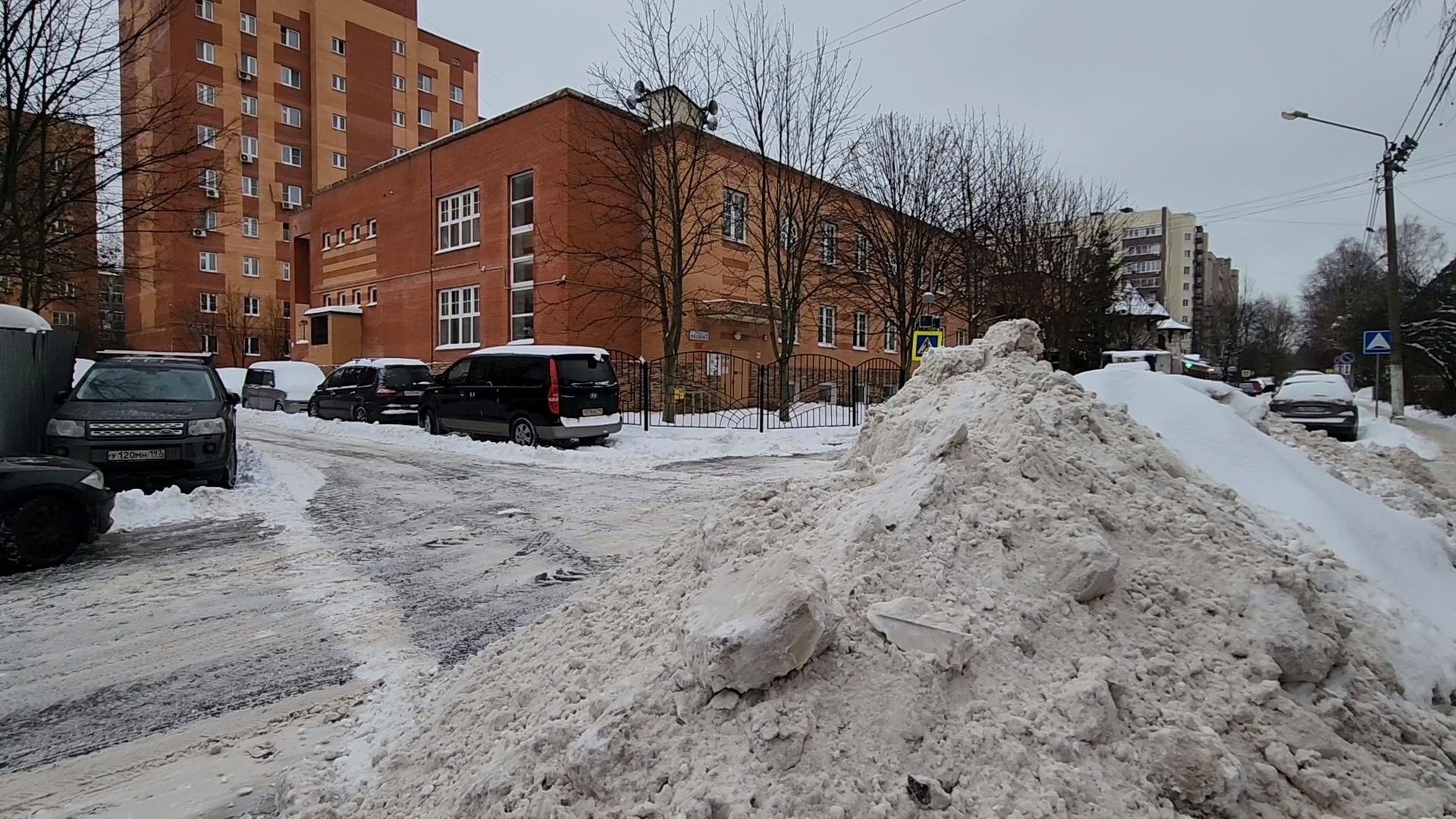 Одинцово, Лесной городок, снегопад,