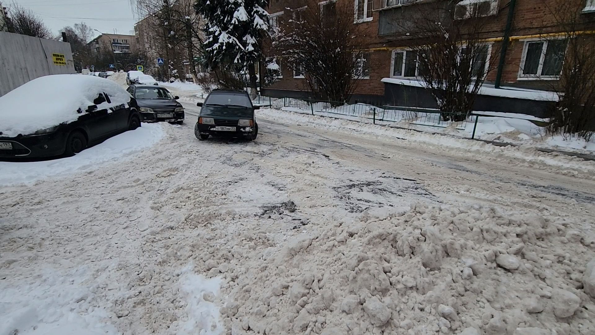 Одинцово, Лесной городок, снегопад,