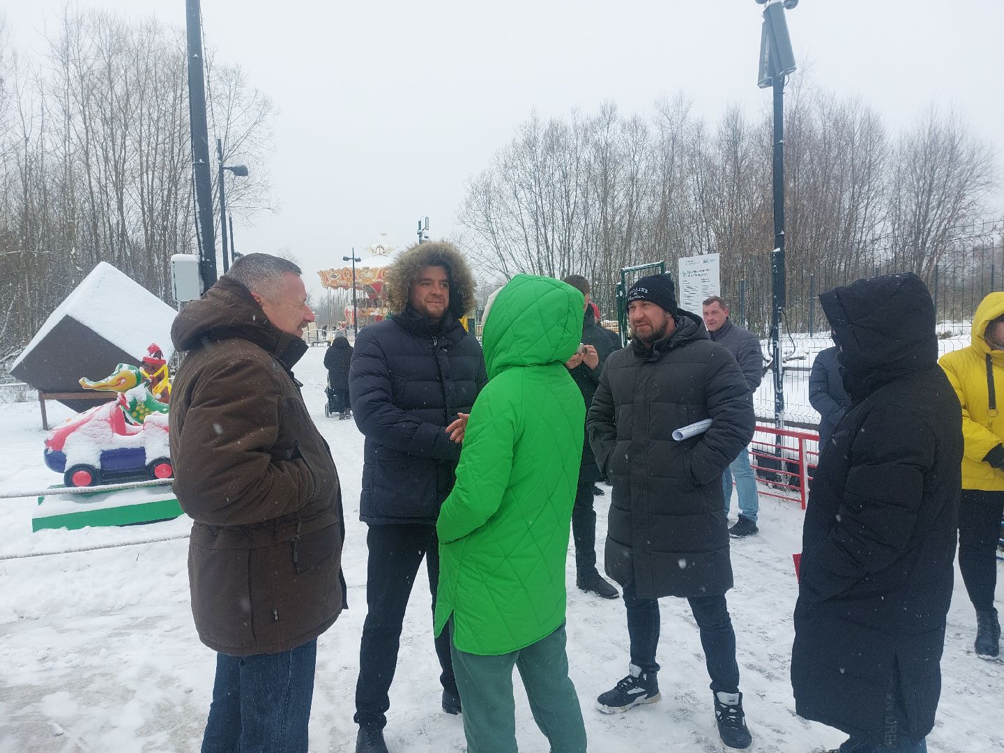 зима в подмосковье, зима близко, Благоустройство, Открытие катка,