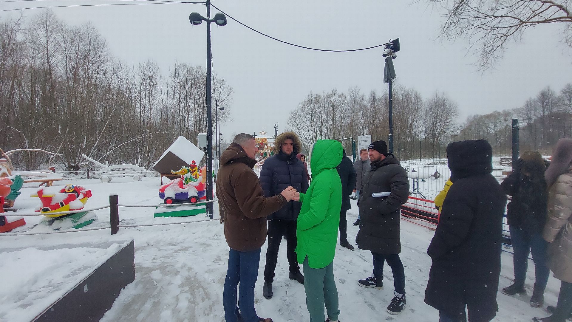 зима в подмосковье, зима близко, Благоустройство, Открытие катка,