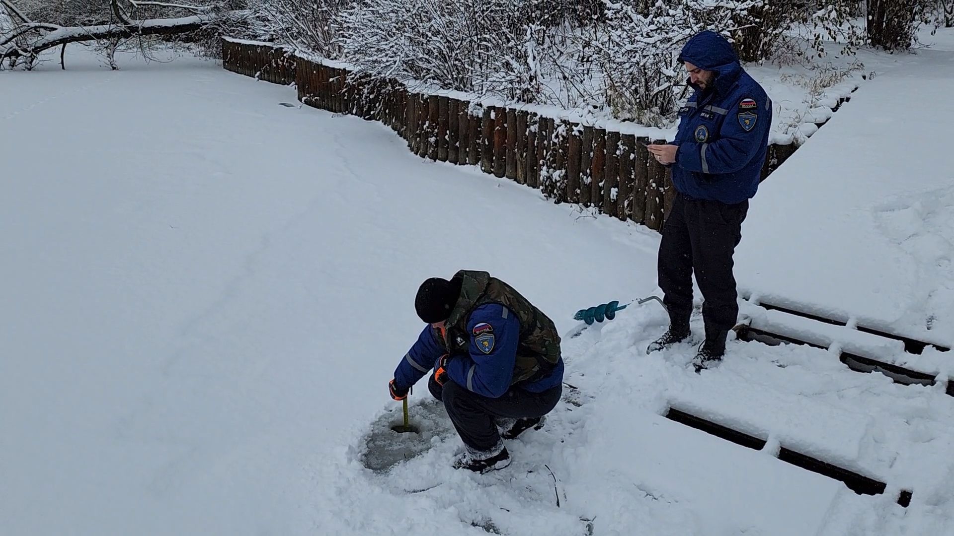 Одинцово, спасатели, лед,