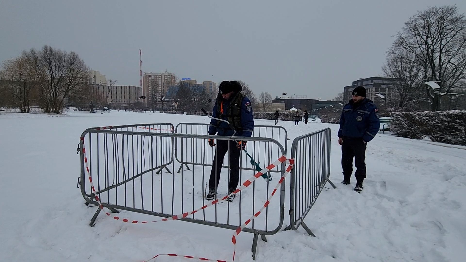 Одинцово, спасатели, лед,