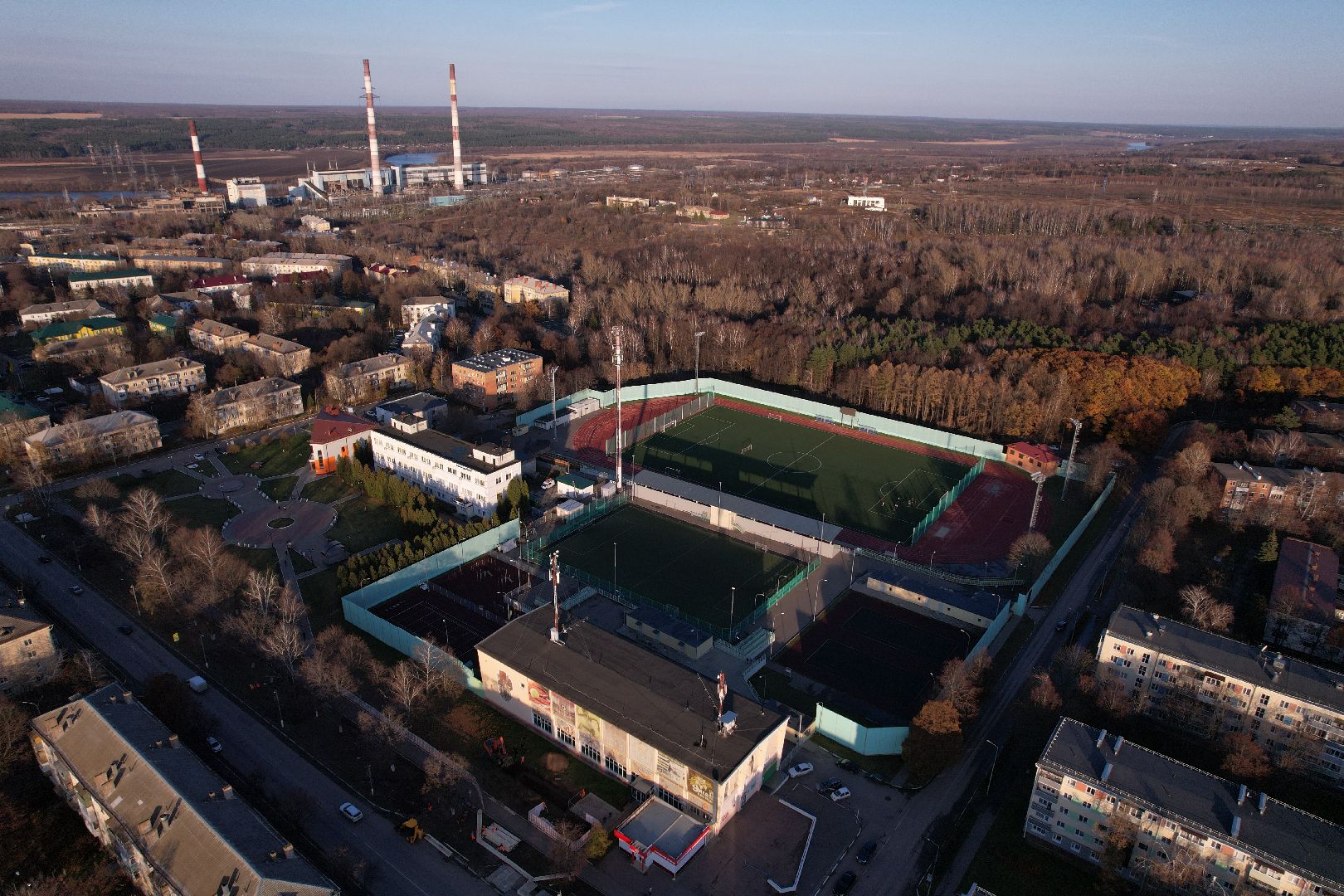 кашира, спорт,видео с коптера,