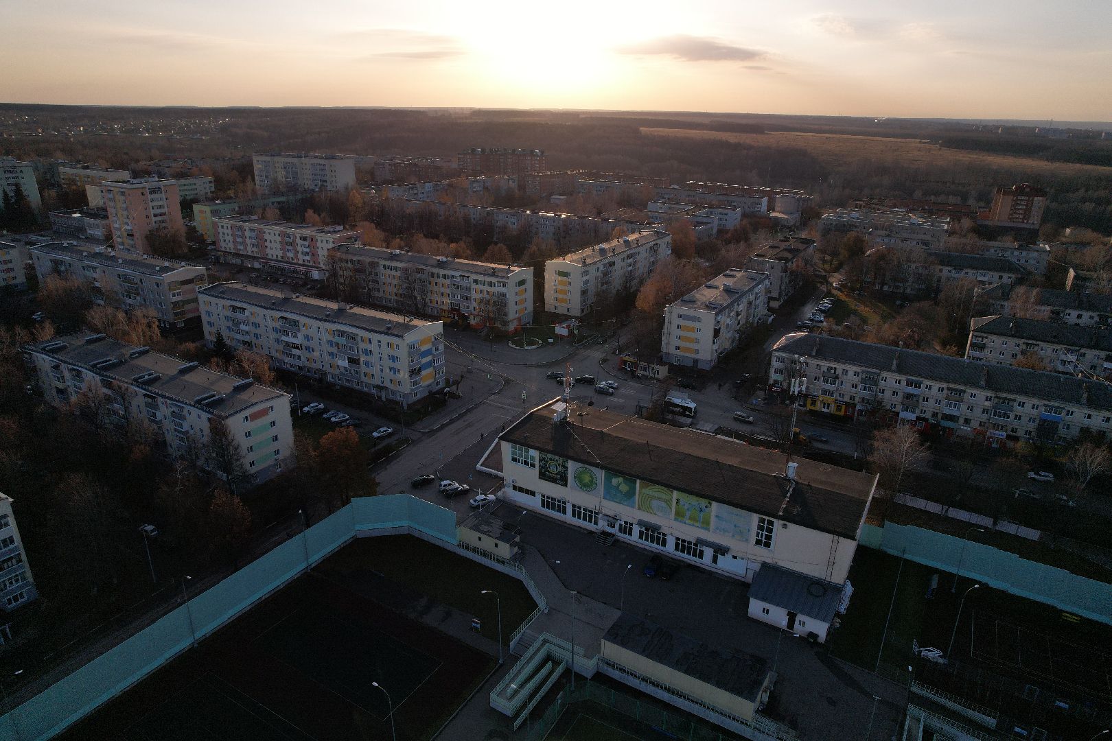 кашира, спорт,видео с коптера,