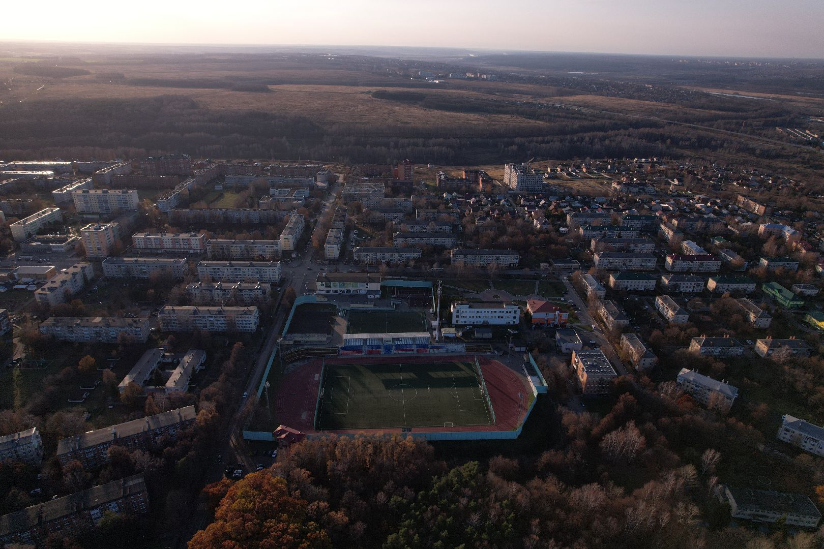 кашира, спорт,видео с коптера,