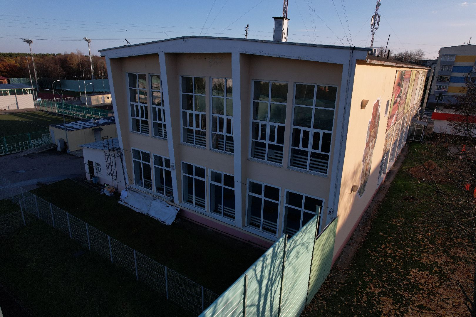 кашира, спорт,видео с коптера,