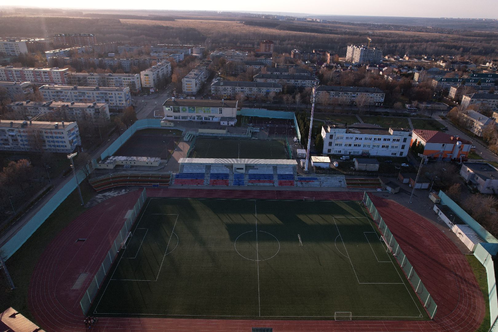 кашира, спорт,видео с коптера,