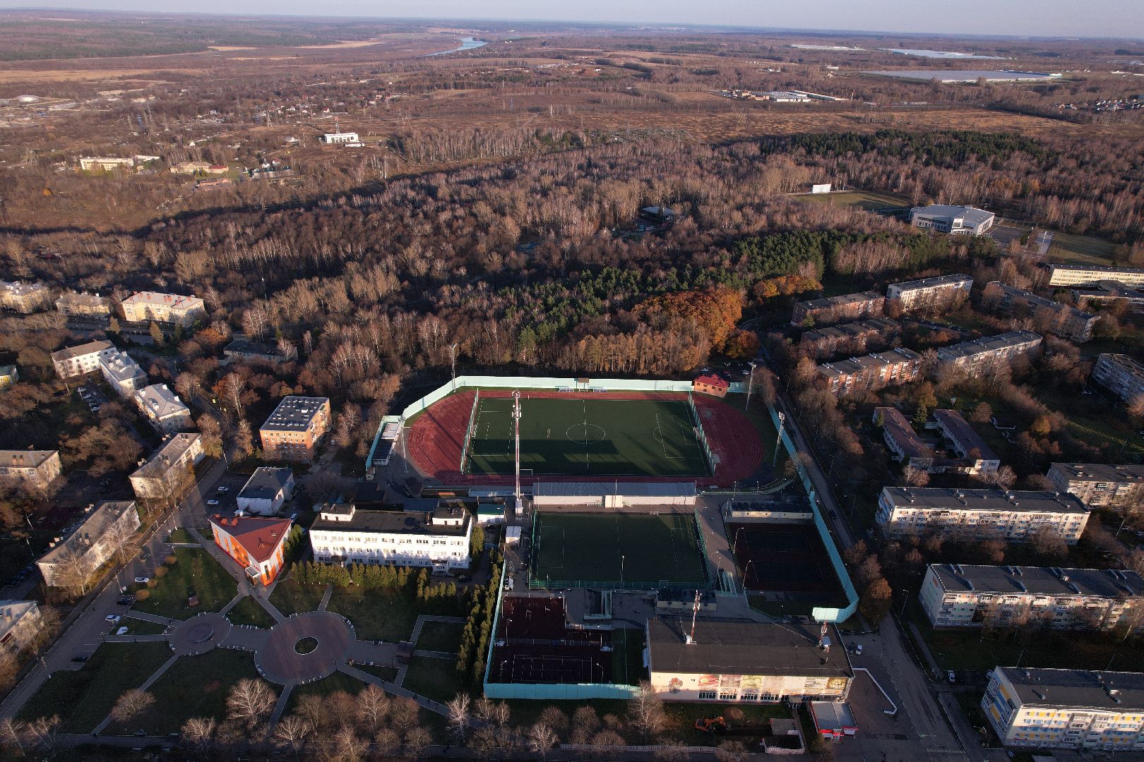 кашира, спорт,видео с коптера,