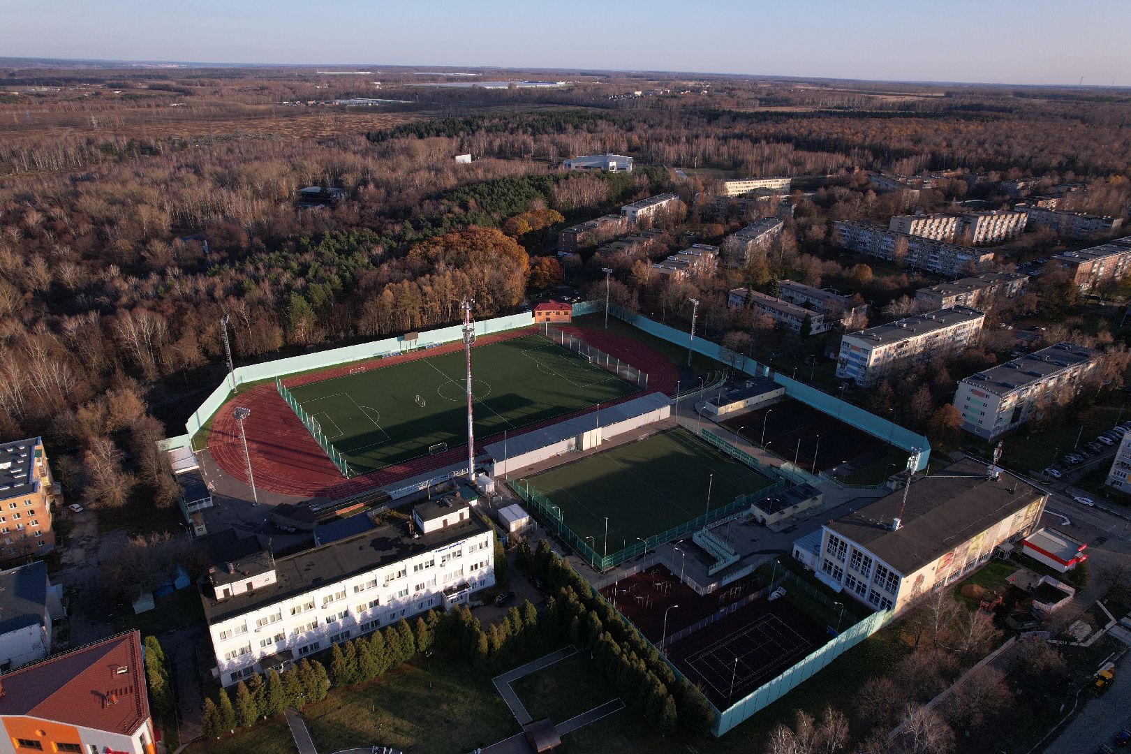 кашира, спорт,видео с коптера,