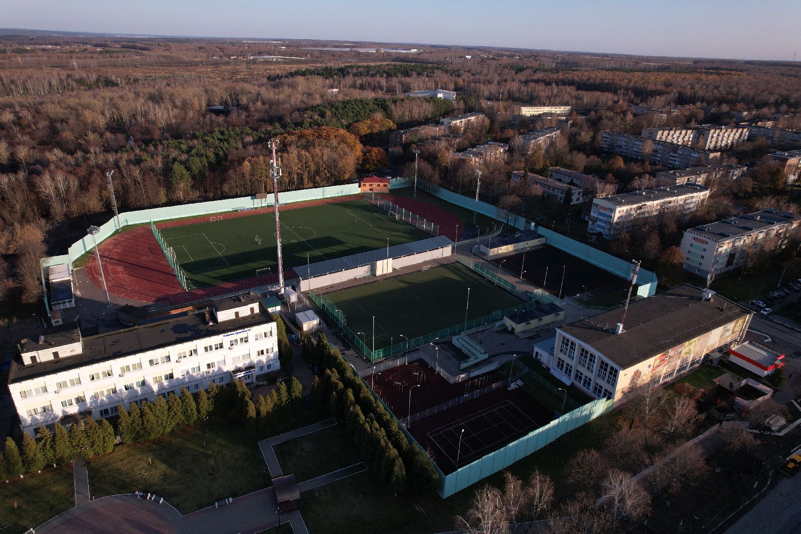 кашира, спорт,видео с коптера,