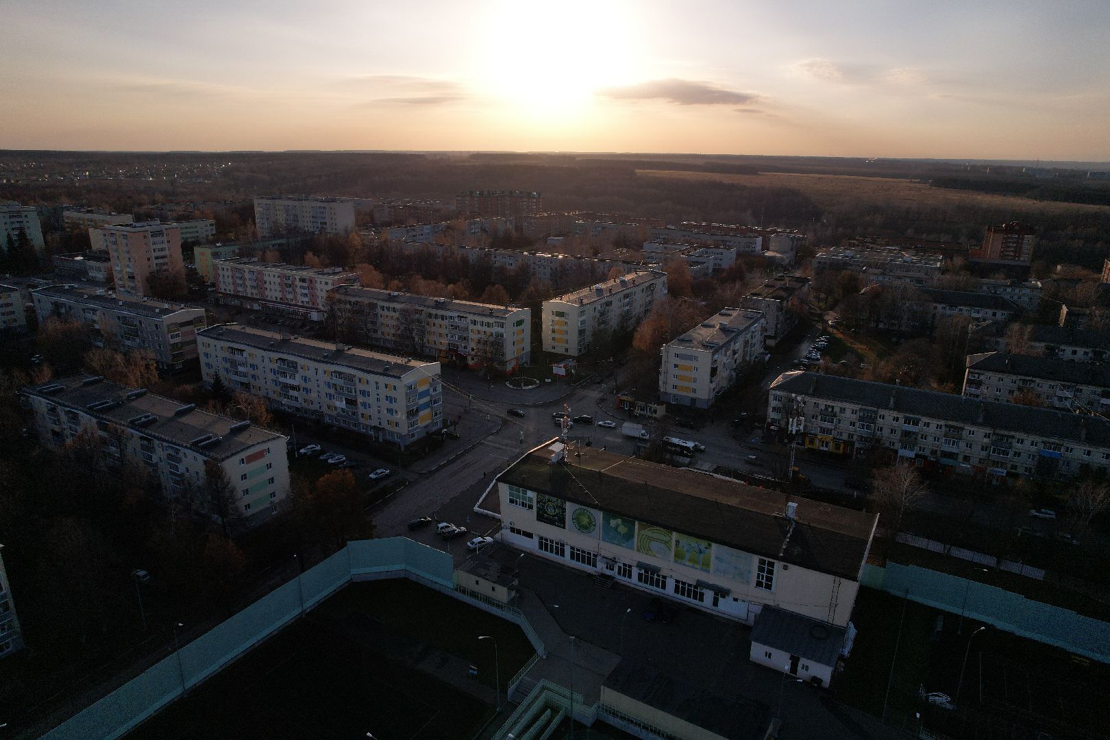 кашира, спорт,видео с коптера,