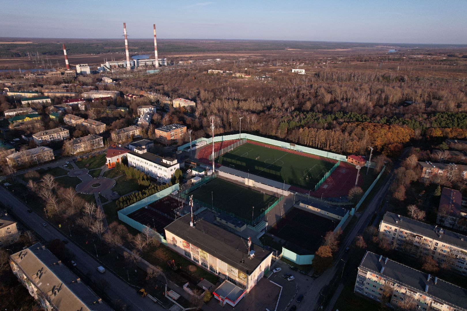 кашира, спорт,видео с коптера,