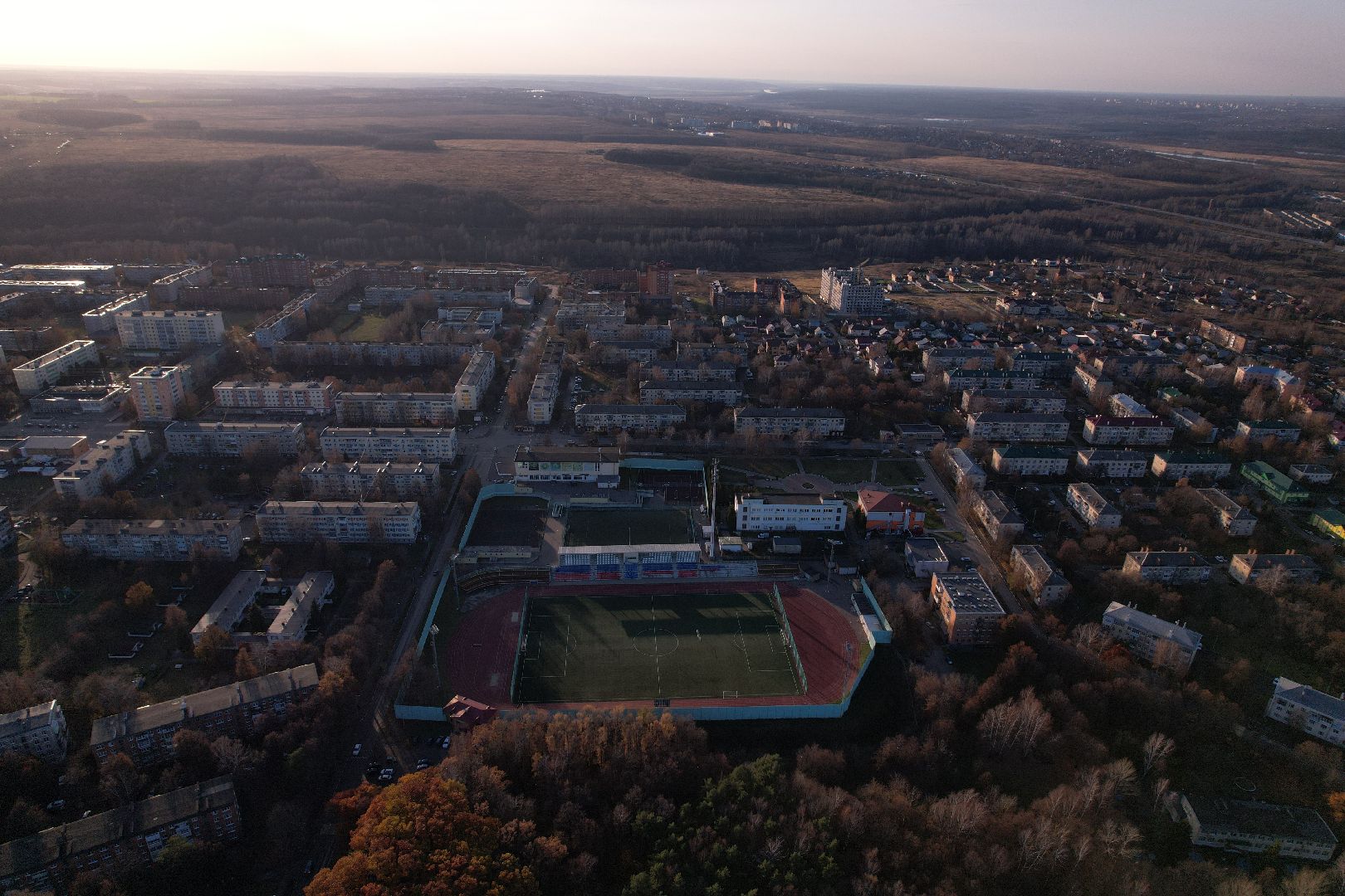 кашира, спорт,видео с коптера,