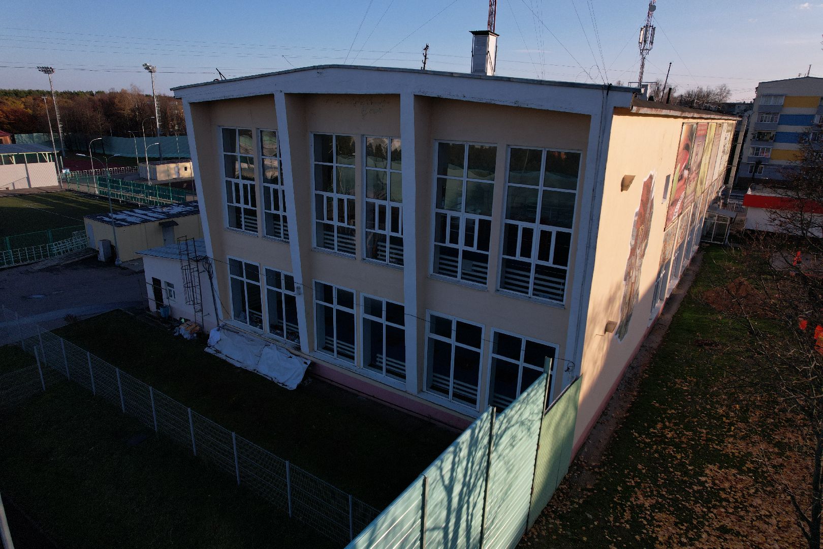 кашира, спорт,видео с коптера,