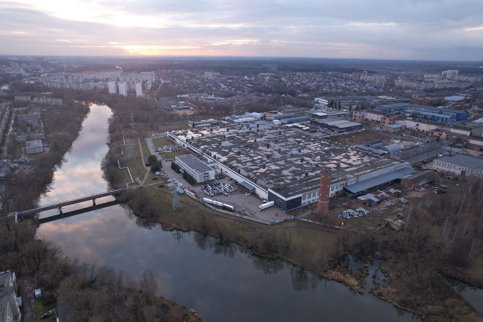 ногинск, фабриа,видео с коптера,