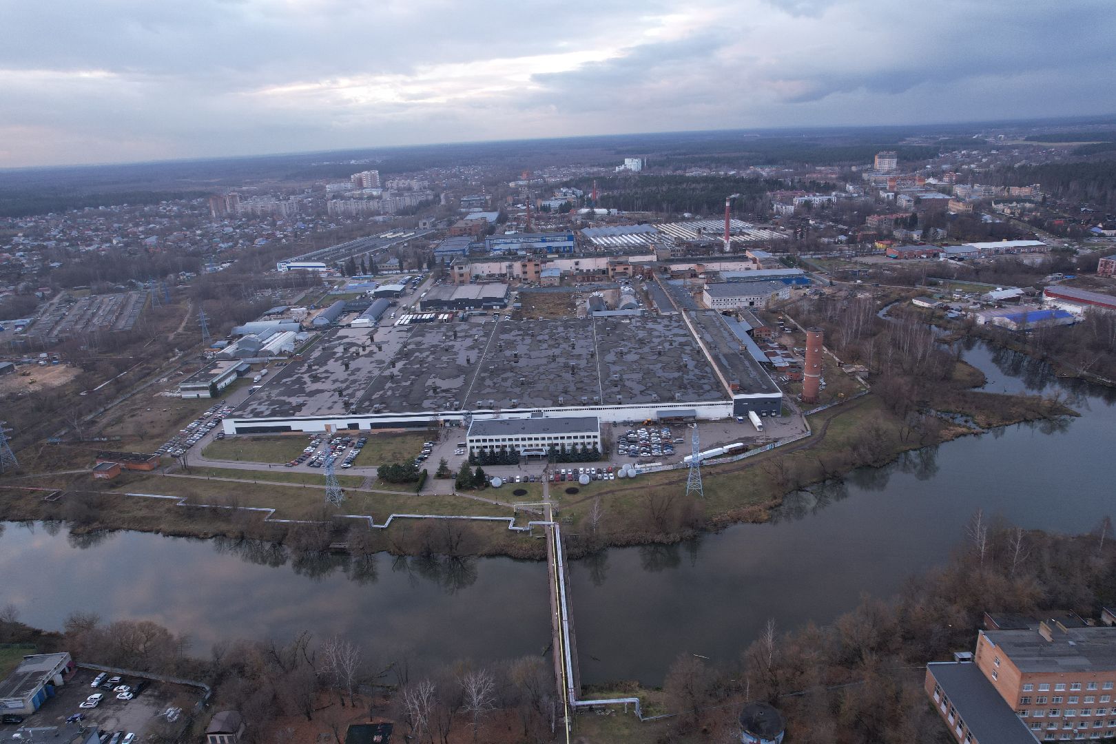 ногинск, фабриа,видео с коптера,