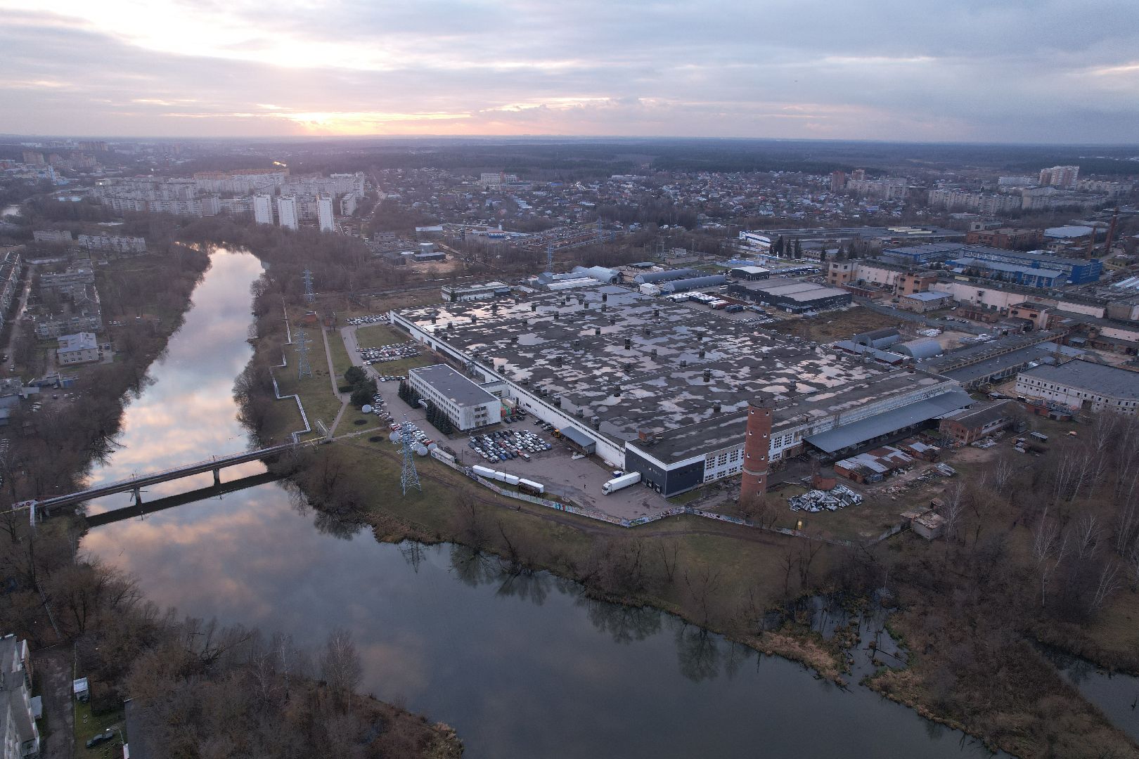 ногинск, фабриа,видео с коптера,