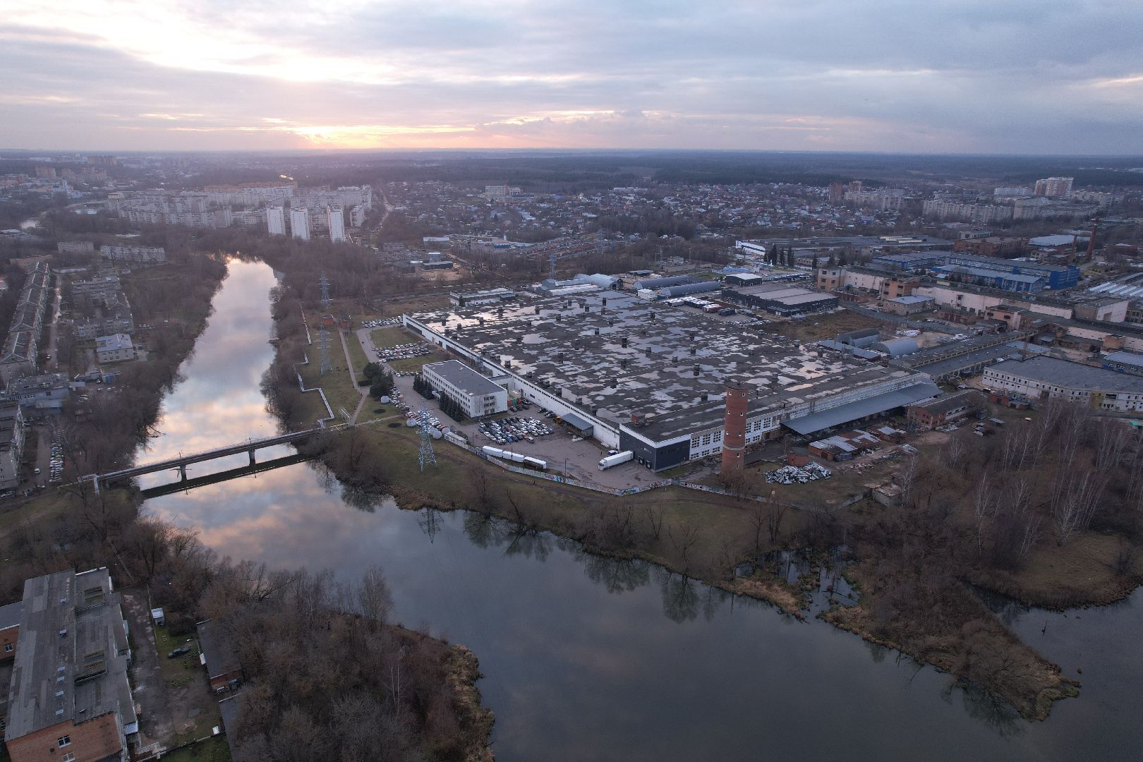 ногинск, фабриа,видео с коптера,