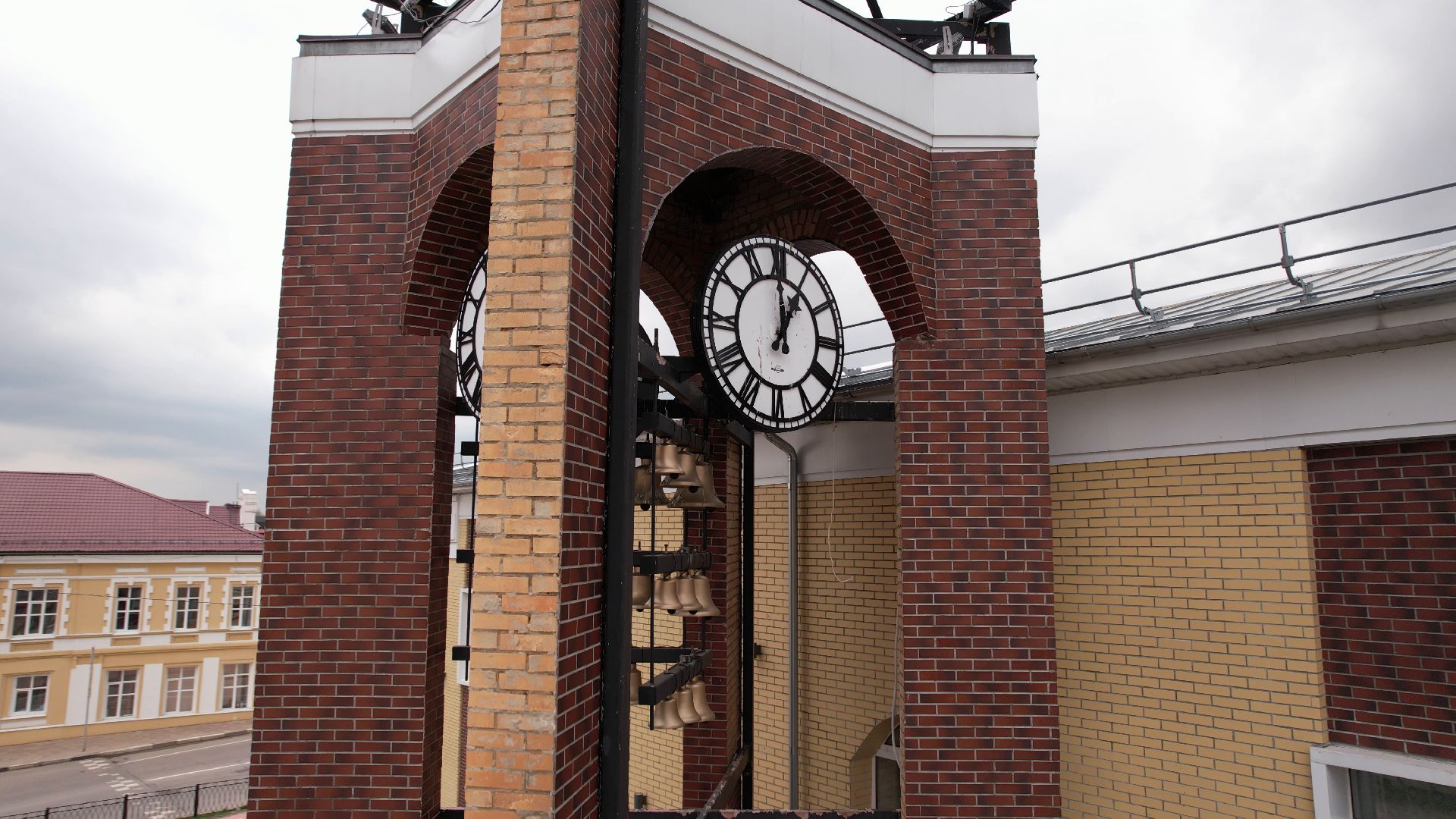 талдом, школа, благоустройство,видео с коптера,