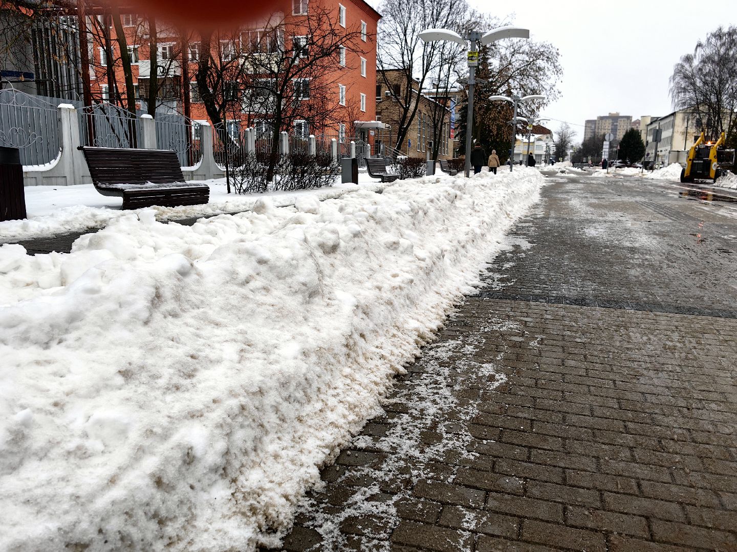 снегопад, непогода, коммунальные служба, техника,
