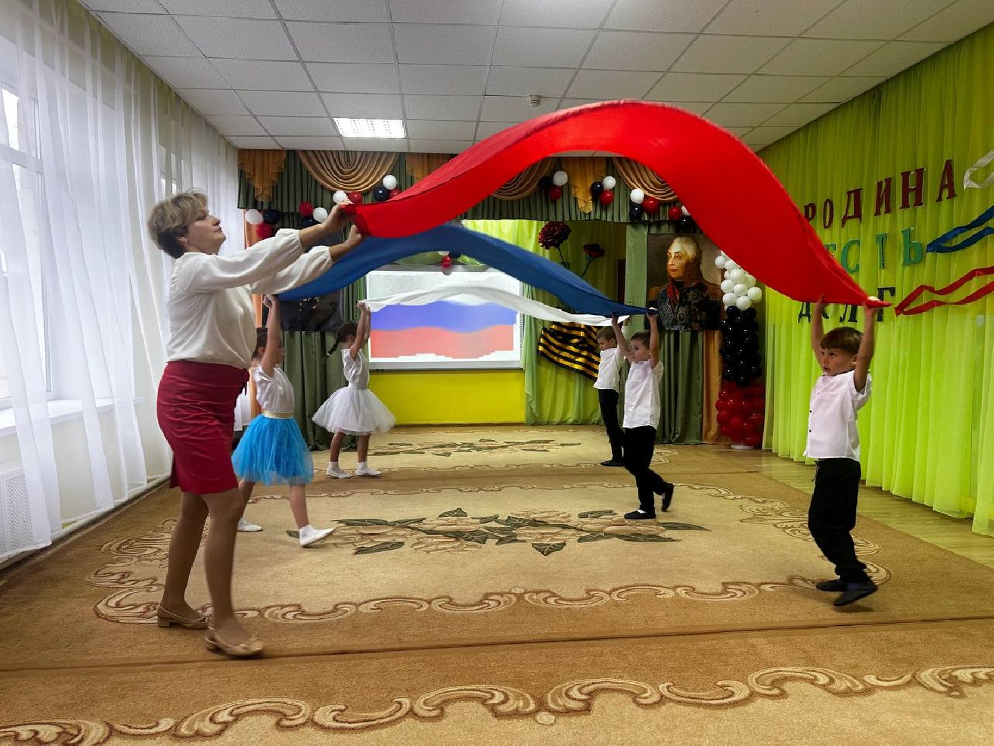 можайск, можайский городской округ, подмосковье, бородино, фестиваль, патриотический фестиваль, акция, дети, детские сады, Россия, слава,