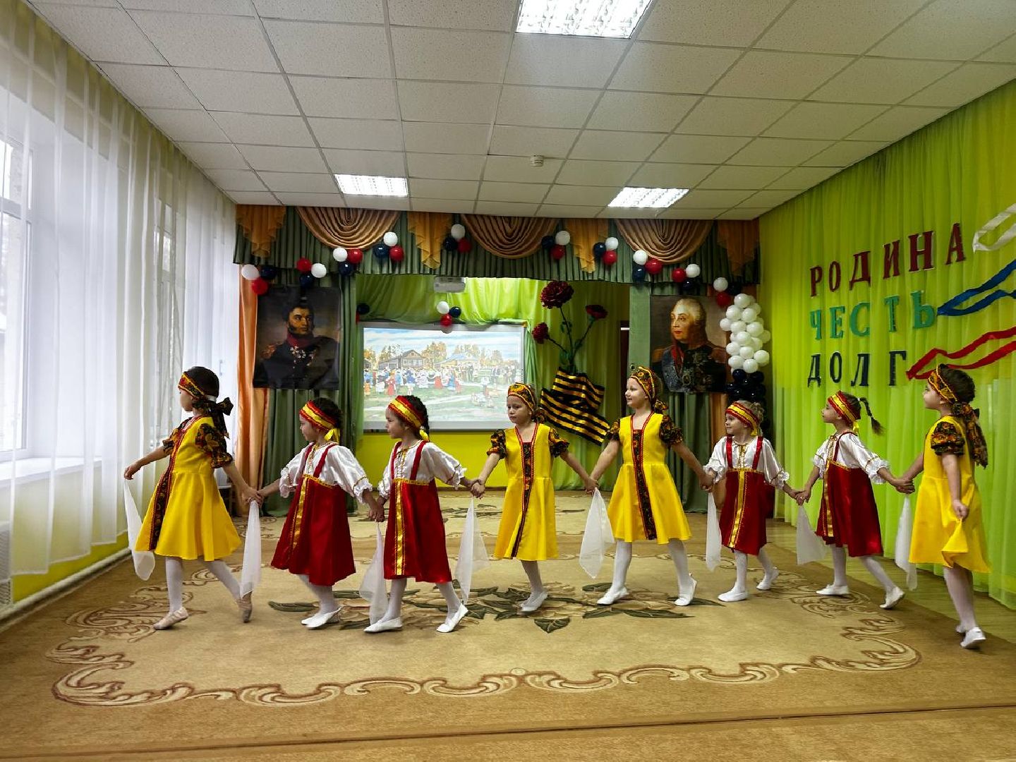 можайск, можайский городской округ, подмосковье, бородино, фестиваль, патриотический фестиваль, акция, дети, детские сады, Россия, слава,