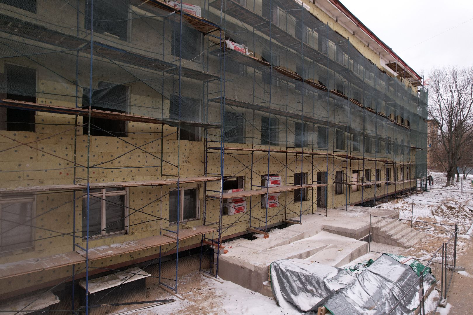 видео с коптера, поликлиника, дзержинский,