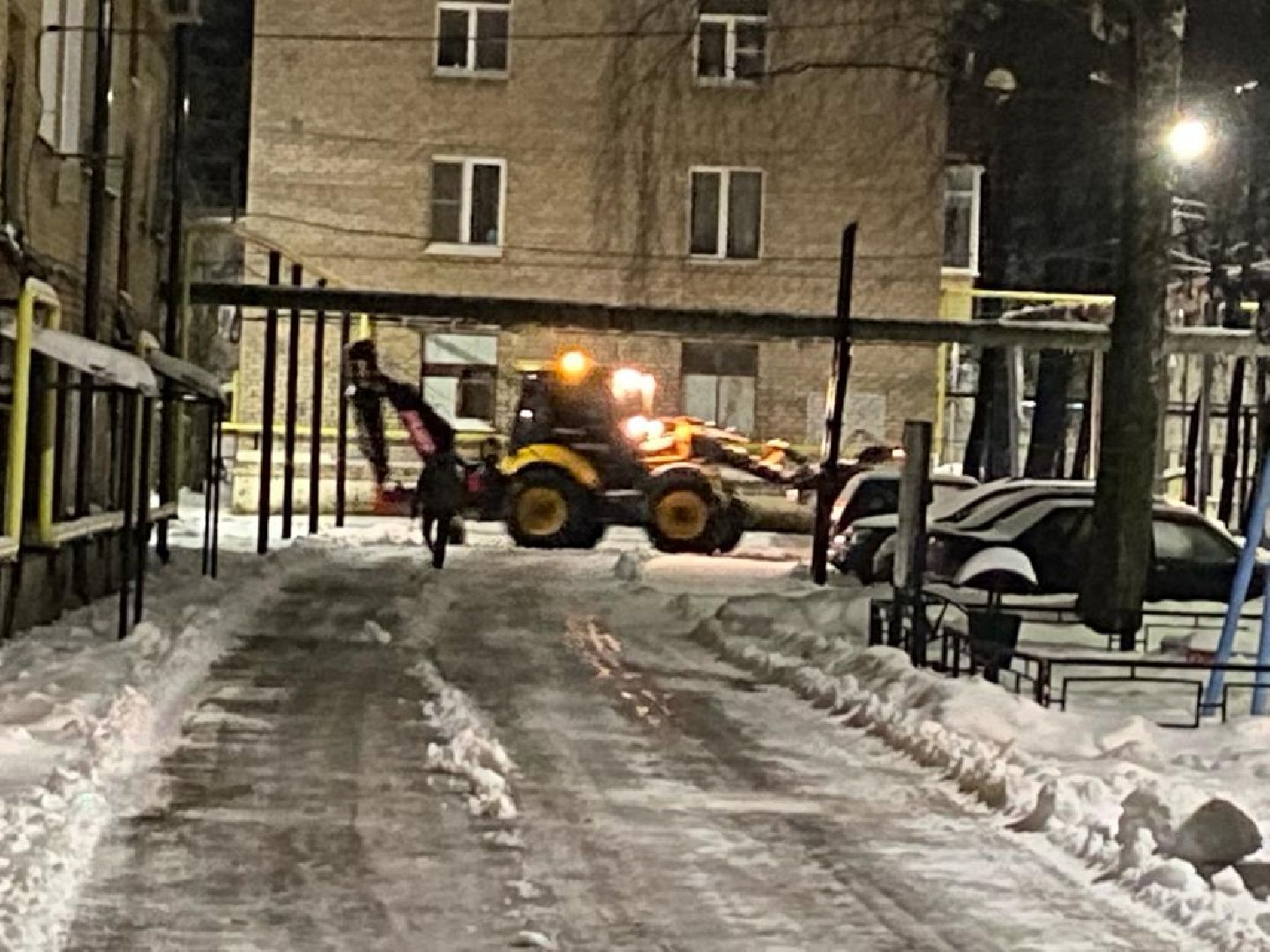 снегоуборка, благоустройство, управляющая компания, Рошаль,